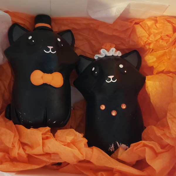 Cat Wedding Cake Toppers - Etsy