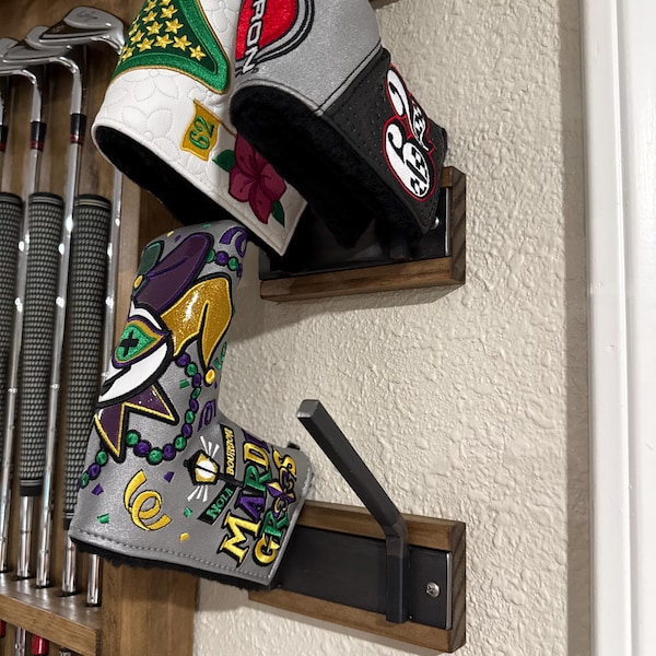 Putter Hat Rack Putter Headcover Display Rack - Etsy