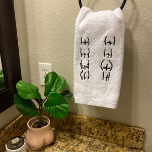 Embroidered Boob Towel 