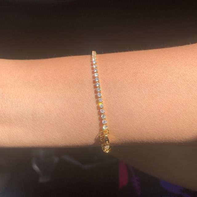 Classic Diamond Tennis Bracelet by Caitlyn Minimalist