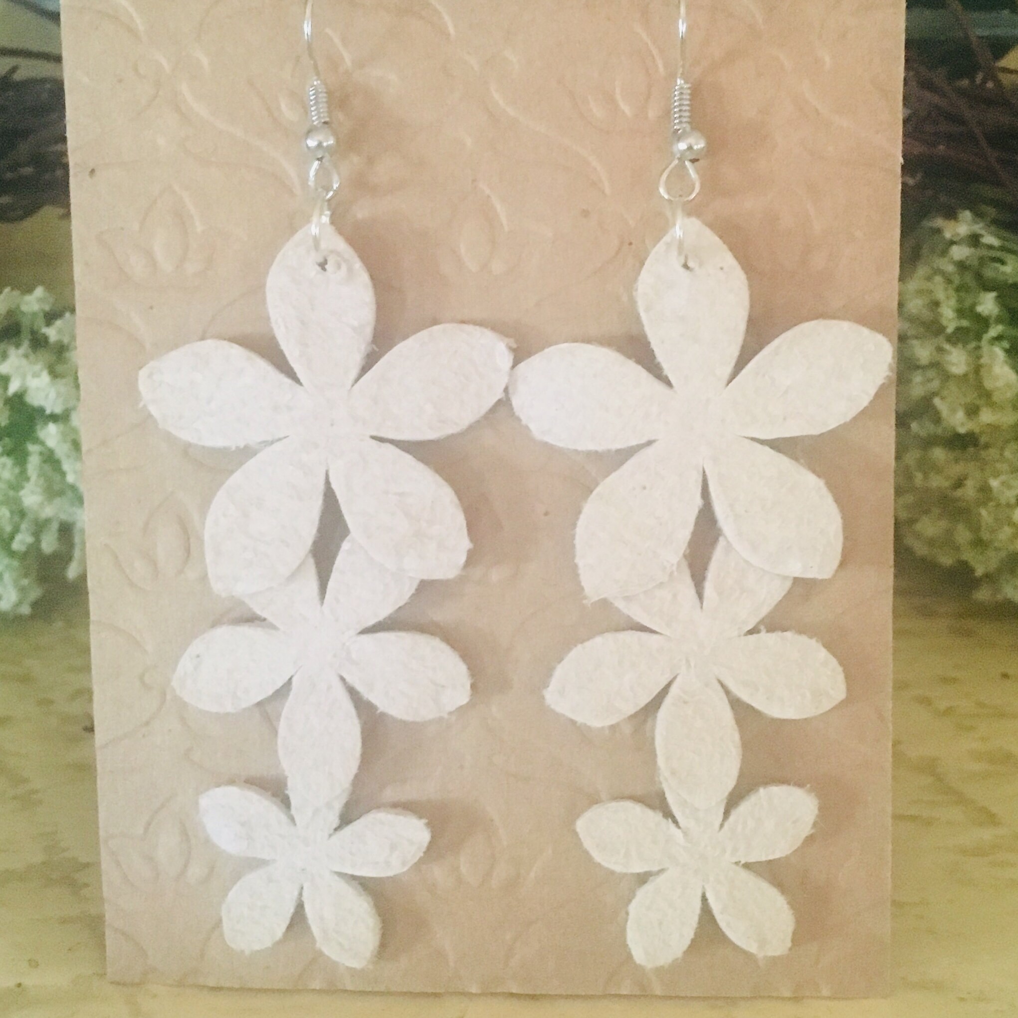 Flower Earrings templates SVG Files for Cricut and ...