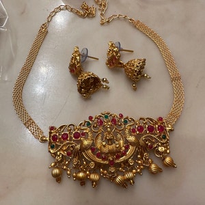 Gorgeous Golden Chandbaliya Kundan Earrings Indian Earrings - Etsy