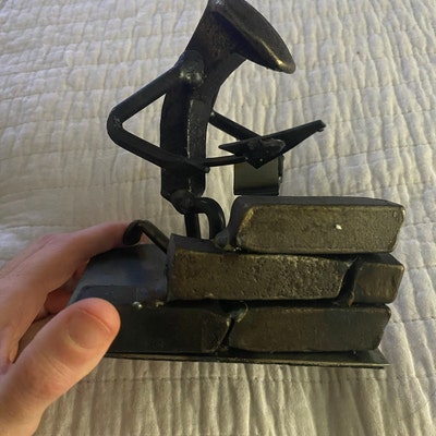 Runner - Railroad Spike Figurine