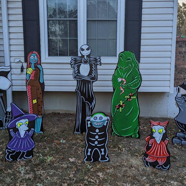 Nightmare Before Christmas Lawn Decorationsnull