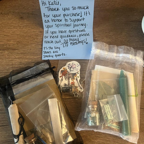 RITUAL KIT | Spell Kit | Witch Kit | Protection | Cord Cutting | Road ...
