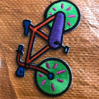 5" Fire Flames Embroidery Iron On Appliqué Patch - Foto 4