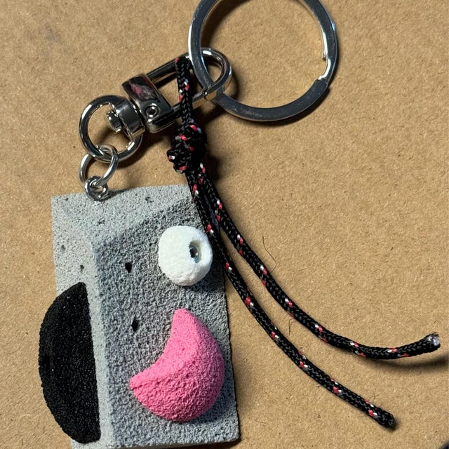 ALLTAGLICH ハンドメイド クライミング ボリュームホールド キーリング