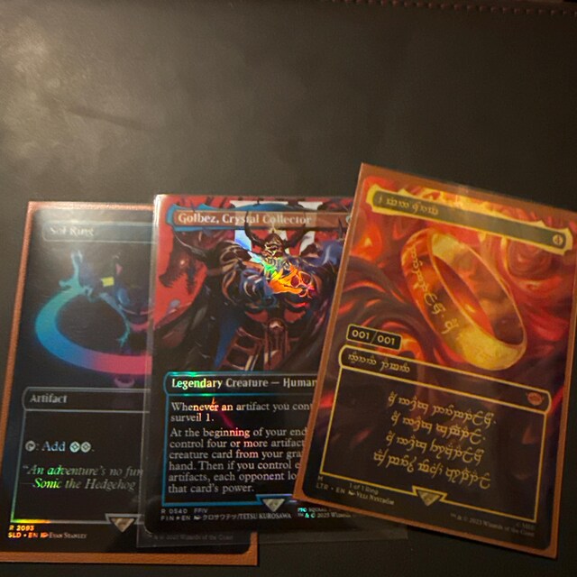 FF X MTG Holo Foil Proxy Card - Traveling Chocobo - Gold Foil