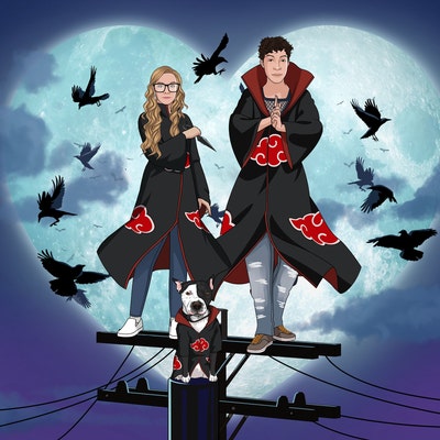 Custom Family LOTR Portrait, Personalized Couple LOTR Portrait From