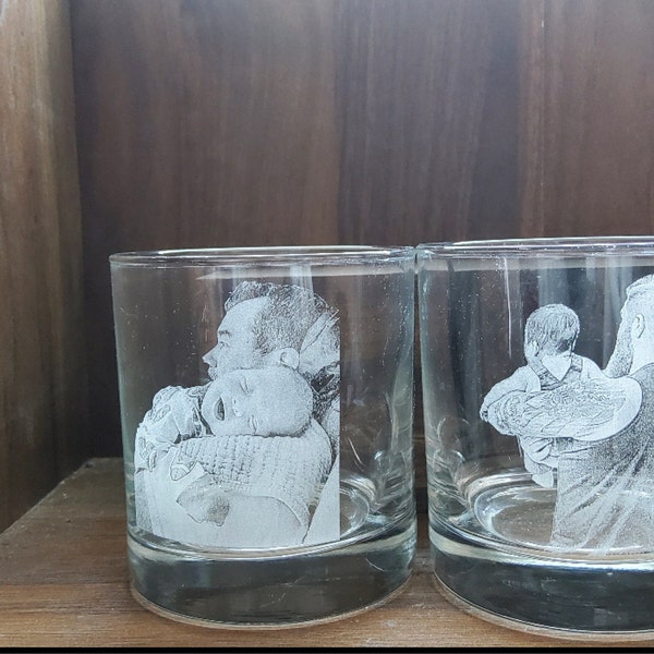 Father's Day Gift From Daughter Glass Fathers Day Gift, Dad Gift, Papa ...