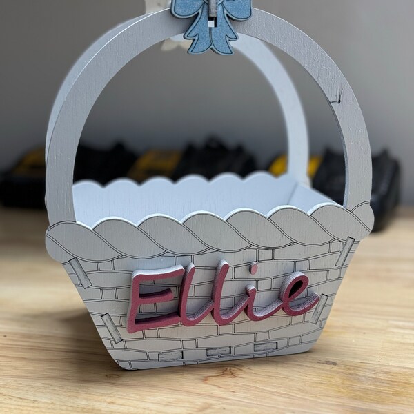 Easter Basket Svg Glowforge | Laser Cut Files | Cnc Files for Wood ...