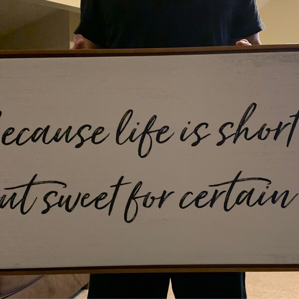 Create Custom Quote Sign, Personalized Master Bedroom Above the Bed His ...