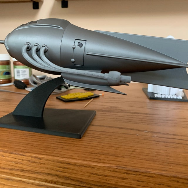 Flash Gordon 1936 Ming Bomber Mongo Rocket Ship 1:48 Scale