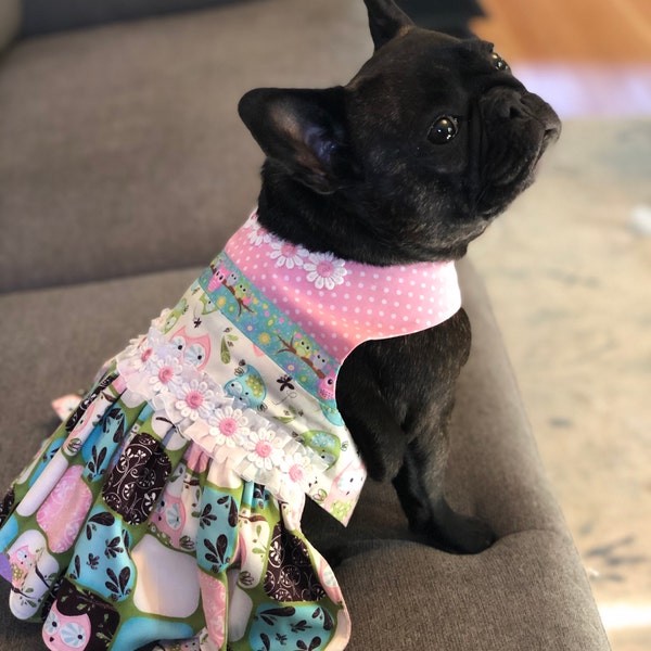 Dark Red Doggy Party Formal Dress