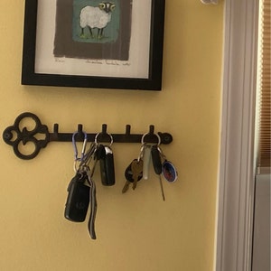 Cast Iron Key Rack, Classic Key Holder for Wall - Etsy