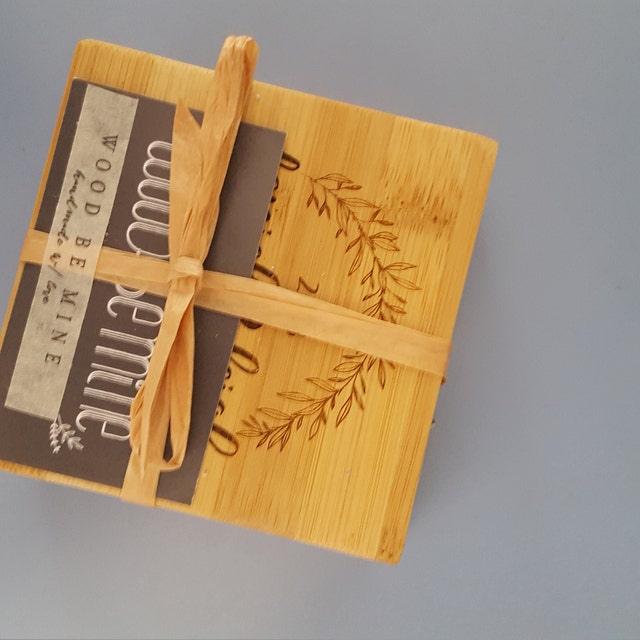 Personalized Cutting Board and Coasters Gift Set Custom Etsy