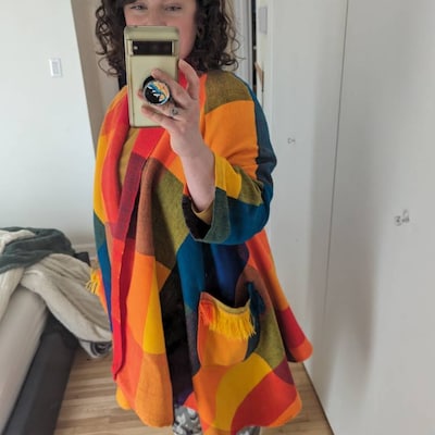 Blanket Coat PATTERN Digital Pdf Video Tutorial Suitable for Beginners