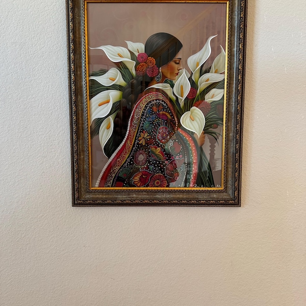 HAND CARVED SCULPTURE WOMAN FIGURE CHIAPAS MEXICO CHAMULA MEXICAN FOLK ART main image 0