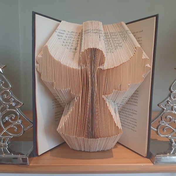 Angel Book Folding Pattern: DIY Home Decor (downloadable) - Etsy