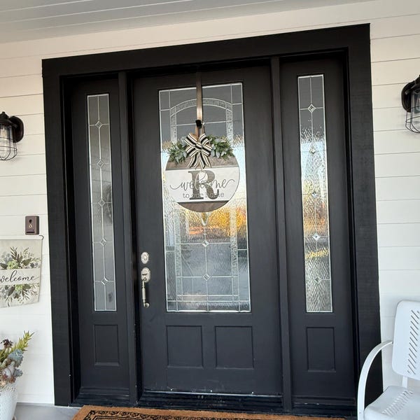 Front Door Decor | Welcome to Our Home | Year Round Wreath | Front Door ...