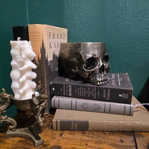 Spine Gothic Soy Candle by The Blackened Teeth | Gothic Home Decor | Handmade by Artisans