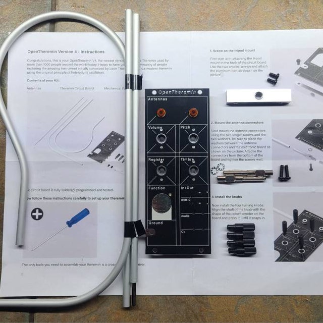 Kit Theremin Portable écran Interactif Theremin Portable C