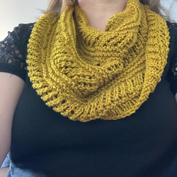 Dewberry Cowl PDF KNITTING PATTERN - Etsy