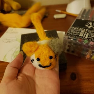 DIY Needle Craft Cats Felting Wool Felt Material Kit Plush for Beginners  Set U K I3O3