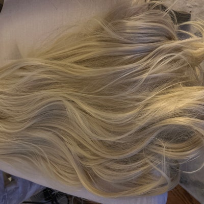 Long Blonde 28 Inch Synthetic Wig With Layers Alexandra - Etsy