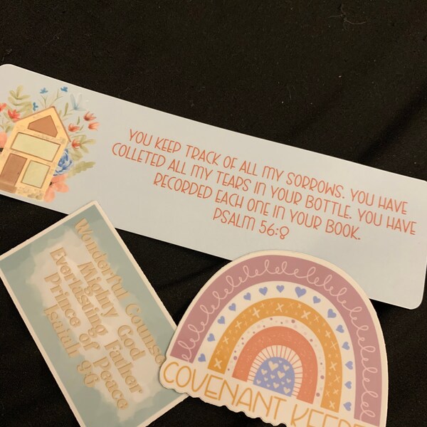 Bible Verse Sticker | Christian Sticker | Vinyl Water Bottle Sticker ...