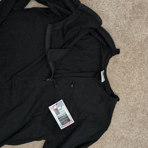 Men's 5 Zipper Easy Port Access Chemo Shirt - Best Gift for Cancer