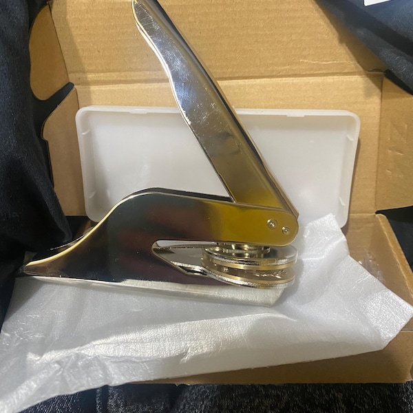 CUSTOM EMBOSSER / Initials Embosser / Library Embosser / From the ...