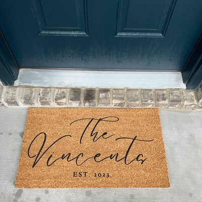 All Guests Must Be Approved By The Standing Dogs - Personalized Decorative Mat