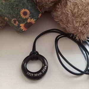 Ciondolo A Forma Di Cerchio Di Cristallo Blu - Gioiello