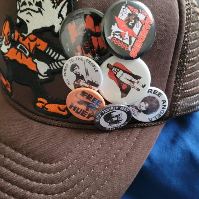 Vintage Remake Black Panther Liberation Civil Rights Button Badges