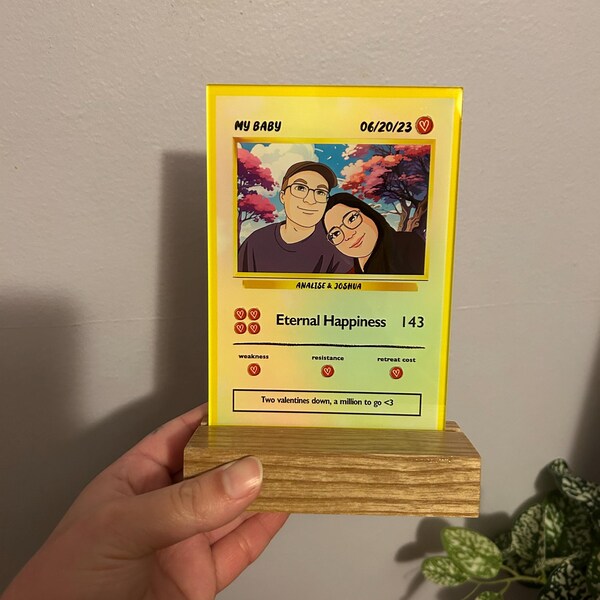 Anime Wanted Poster Card , Fully Custom Wanted Card, Wedding Gift ...