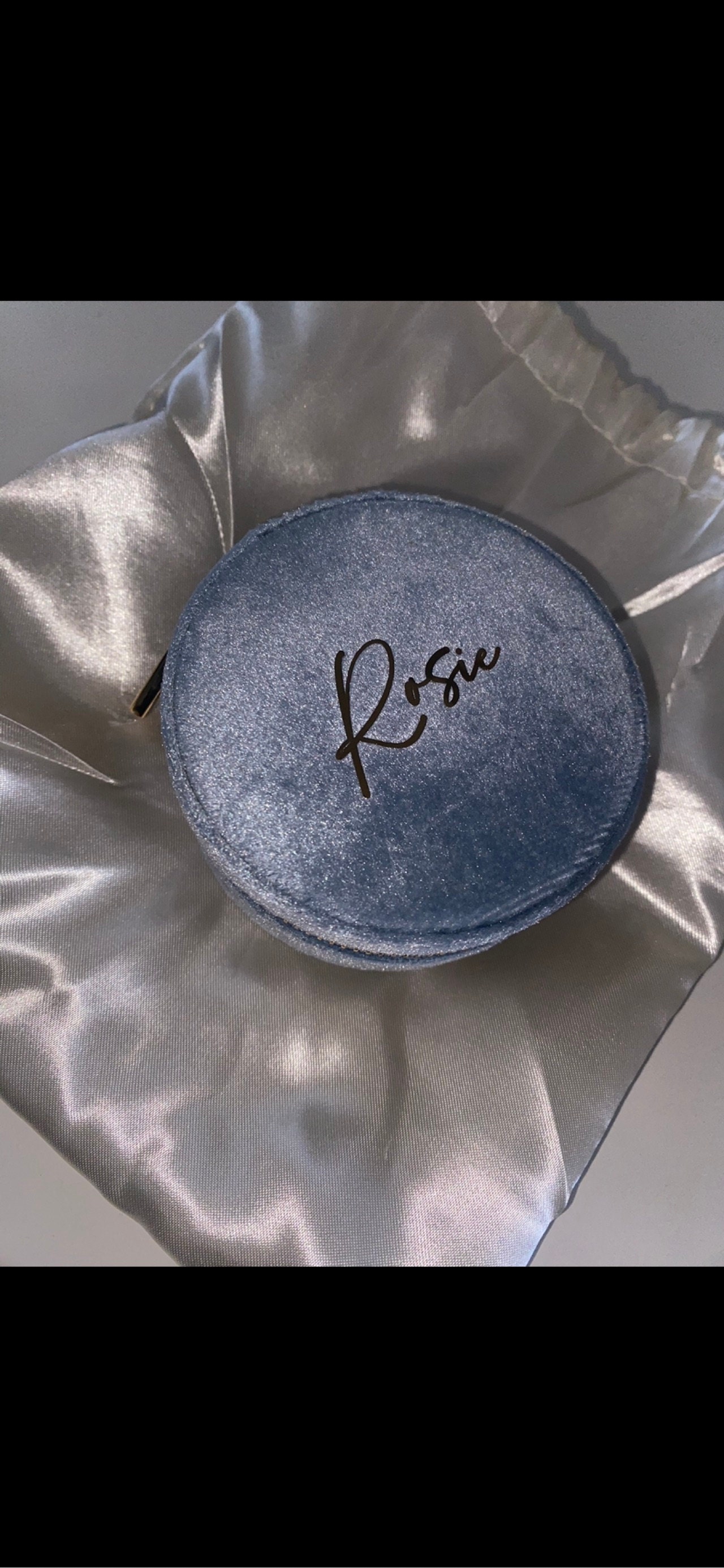 Personalisierte Schmuckschatulle, Brautjungferngeschenke, Hochzeitsgeschenke, personalisierte Schmuckschatulle aus Samt, Reiseschmucketui, Brautpartygeschenk, Geschenk für Mama