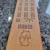 Michigan (lower Peninsula) State MI Travel Cribbage Board, Storage Inside!, Incl