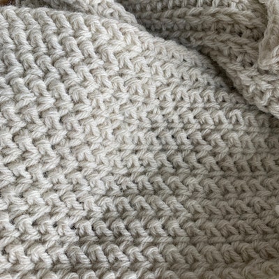 CROCHET PATTERN Blanket Afghan Chunky Texture the - Etsy