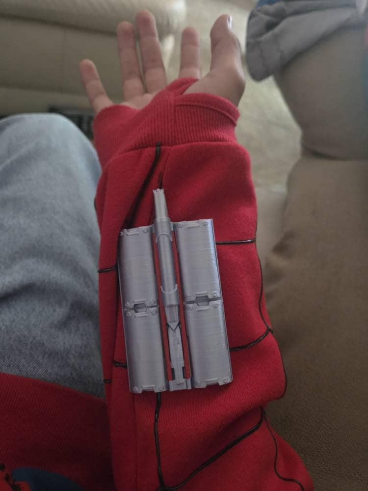 Customer photo of Spider-Man: Brand New Day inspired Web Shooter x2(Pair) - Screen-Accurate Cosplay Prop | Magnetic Cartridges + Hidden Wristband Mount
