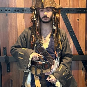 J スパロウ レザー トライコーン トライコーン 海賊帽 帽子職人製