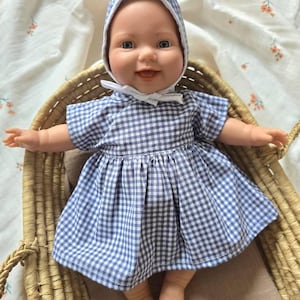 Tenue Printanière Pour Poupée Minouche 34 Cm - Fait Main - Vêtement Seul