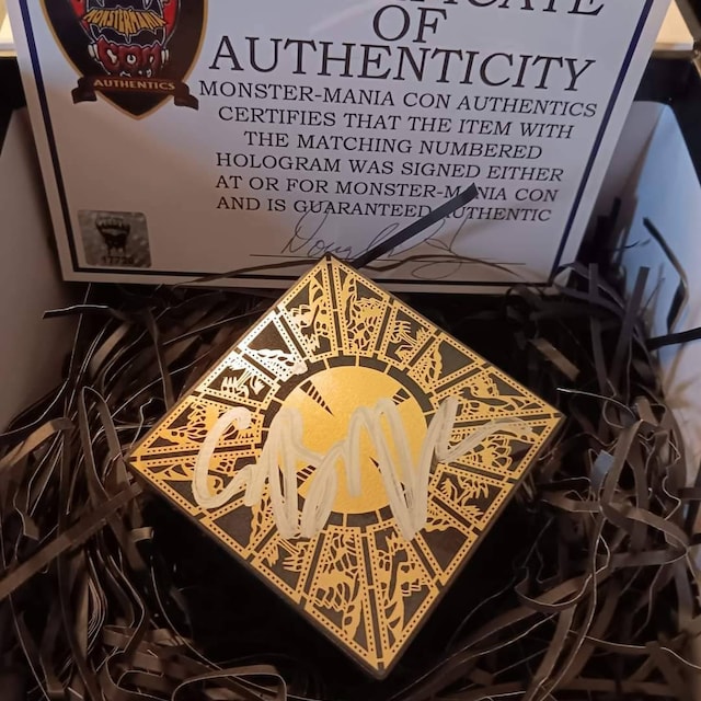 Hellraiser Puzzle Box: Full Size Foil Face Solid Maple Wood