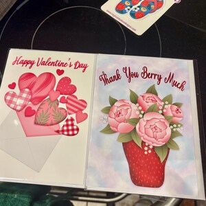 Happy Valentine's Day Envelope Hearts Greeting Card, 5x7