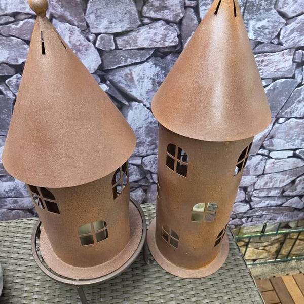 Gartenstecker Edelrost Motiv Schmetterling – Rustikale Gartendeko Aus Rostfreiem Metall