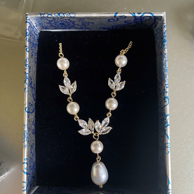◆STONEHENgE◆ 14K Rose Gold Pearl Necklace SA25A68B StoneHenge Silver Pearl Necklace SC1667 Silver925 Rose Gold