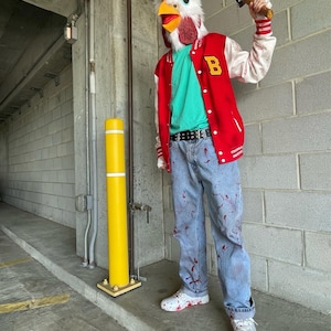 Hotline Miami Jacket Blood x Chrome by Erick Scarecrow x Devolver Digital