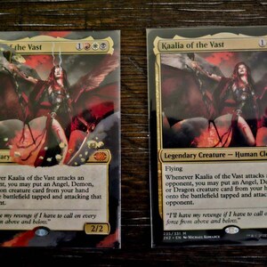 巨大なカーリア 改変版 フルアート MTG マジック ボーダーレス EDH