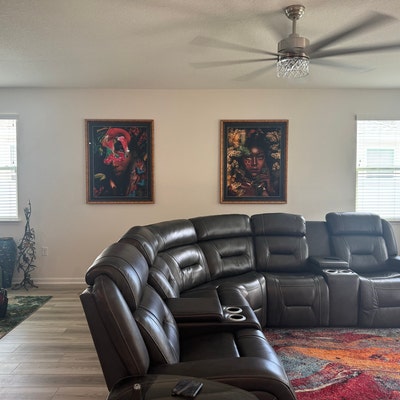 African American Wall Art for Living Room Black Art Home Decor Black ...