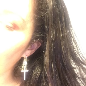 Silver Magenta Enamelled Star Nose Clip main image 1